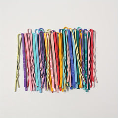 Colorful Hair Accessories Set with Rubber Bands, Clips, Mini Claws, Bobby Pins