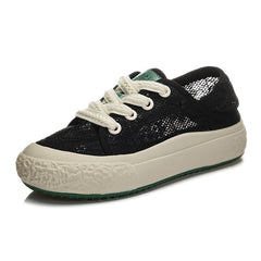 Women's Mesh Breathable Thick Bottom Board Shoes Comfortable Sport Shoes
