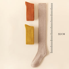 Warm Knit Thigh High Socks for Women