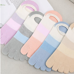 Colorblock Cotton Ankle Socks Women's Stocking