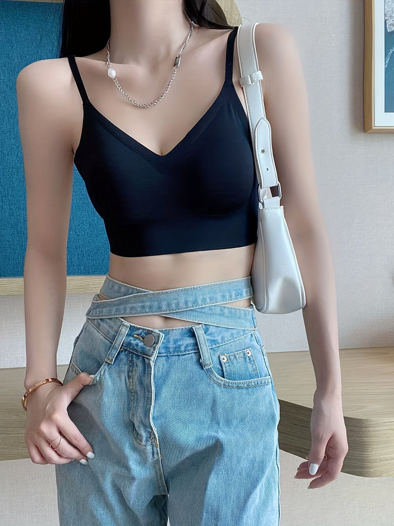 Seamless Wireless Bralette Soft Beauty Back Everyday Bra Women's Lingerie