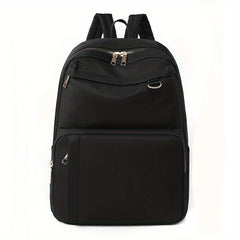 Preppy Style Nylon Laptop Backpack for Travel & Work
