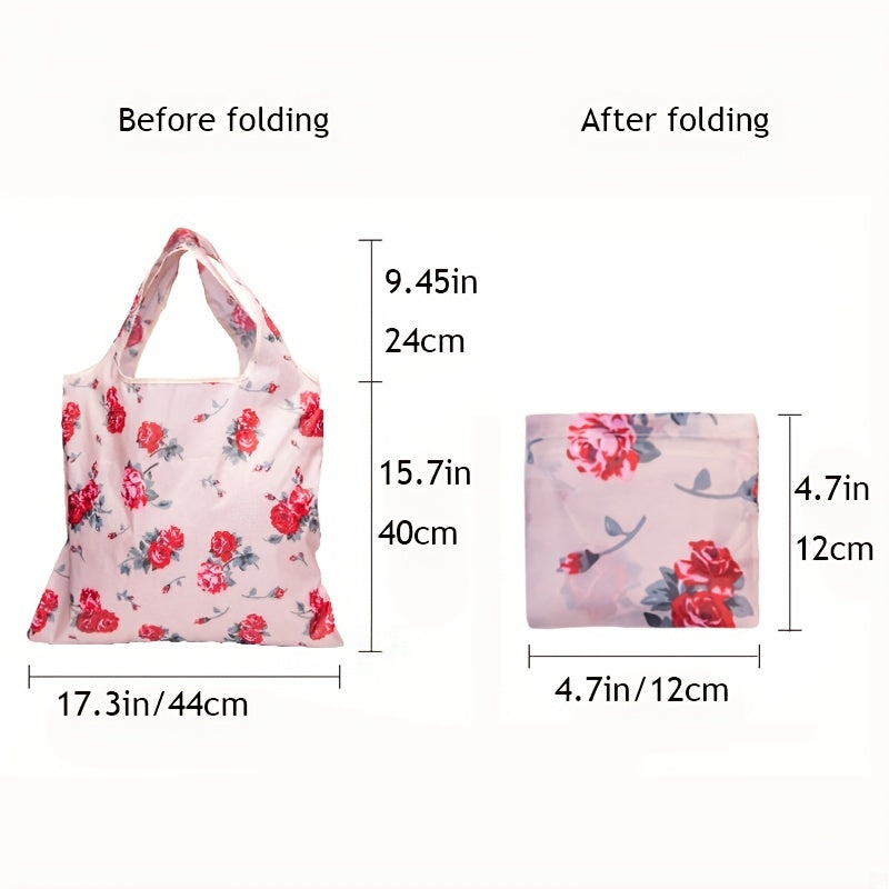Printed Reusable Shopping Bag Eco Friendly