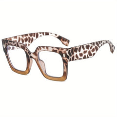 Square Clear Lens Glasses For Women Men Block Anti Light Glasses
