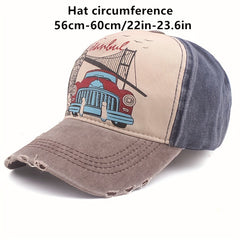 Truck Baseball Cap Visor Hat Matching Duck Tongue Pure Hat