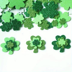 80pcs St Patrick's Clover Stickers Shamrock Seal Labels Adhesive Label