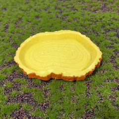Bark Shaped Feeding Dish for Reptiles Water Basin Food Feeder