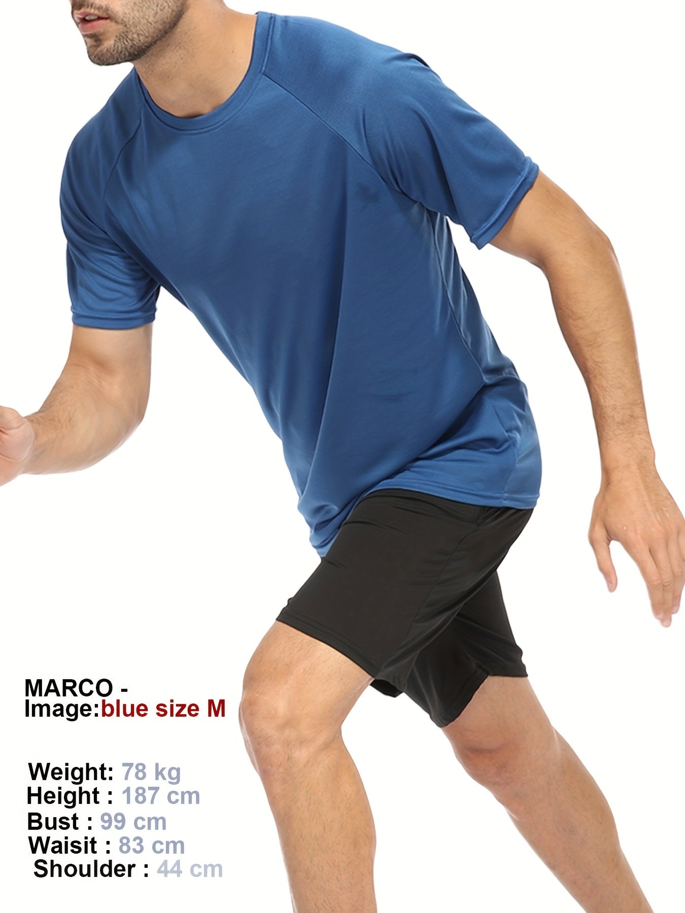 HOPLYNN Men's Short Sleeve Crew Neck T Shirts 5-Pack