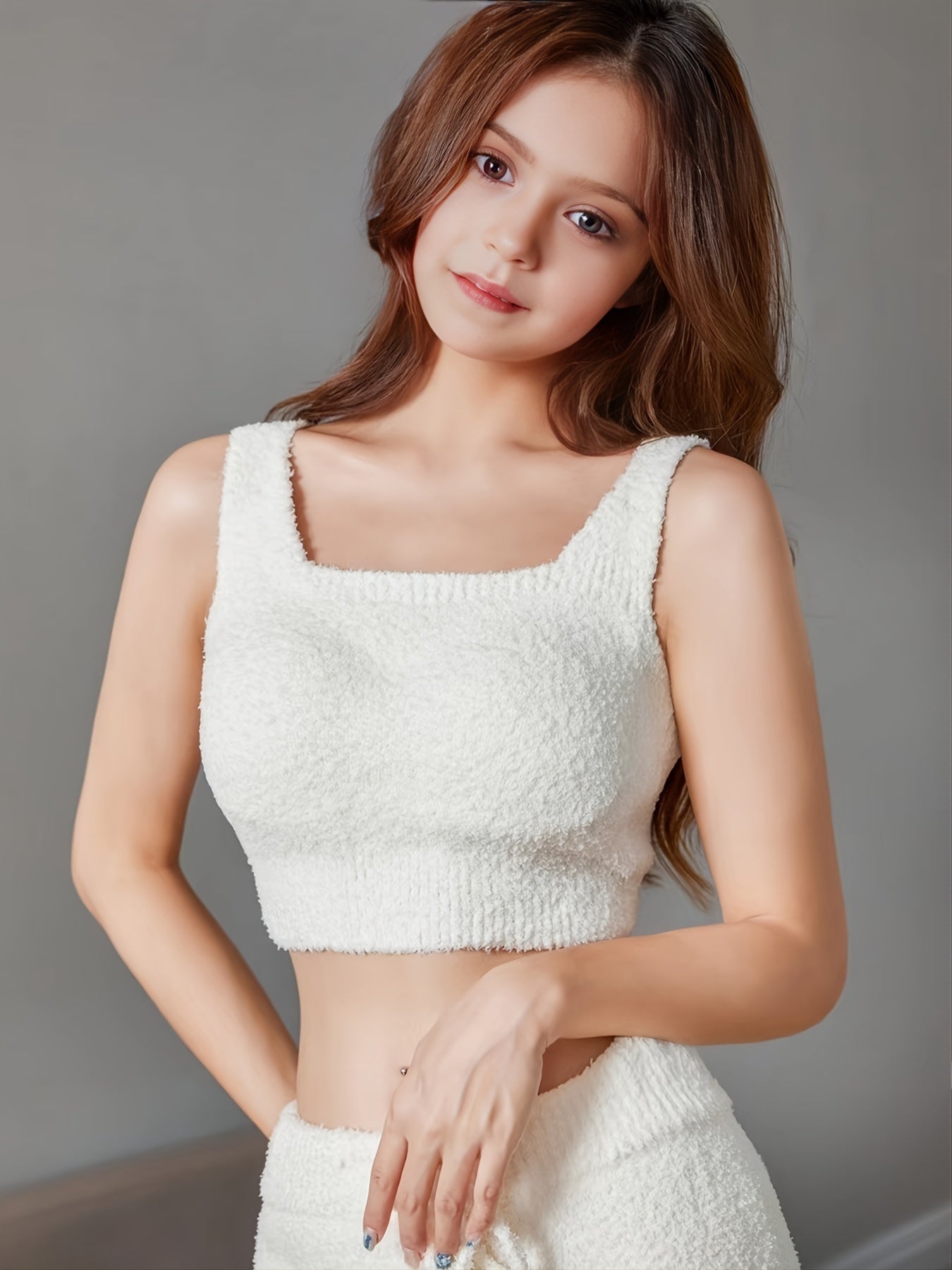 Cozy Thermal Lined Cami Tank Base Layer Vest