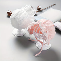Baby Girl Lace Bonnet Sun Protection Hat