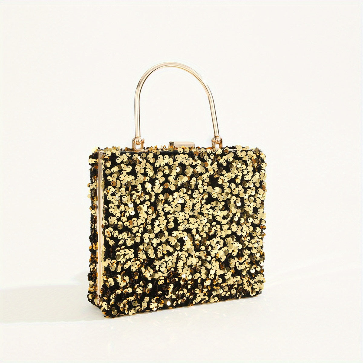 Colorful Sequins Clutch Purse Glitter Handbag for Wedding Party