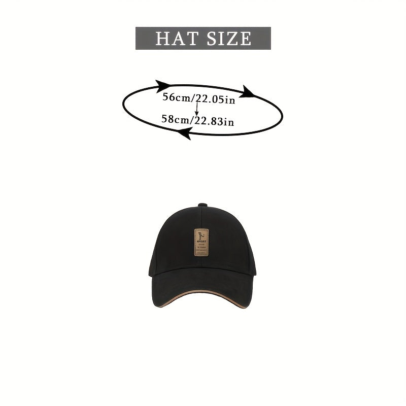 Sports Golf Patch Baseball Cap Solid Sun Hat Casual Unisex Lightweight Dad Hats