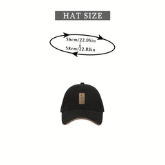 Sports Golf Patch Baseball Cap Solid Sun Hat Casual Unisex Lightweight Dad Hats