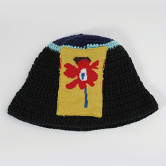 Kpop Beanie Vintage Knitted Warm Bucket Hat Cloche Hat Elastic Knit Hats
