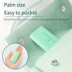 Portable Automatic Floss Box Disposable Dental Flossing Stick