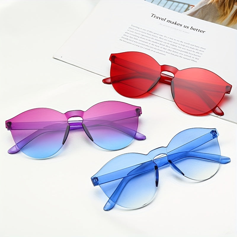 Y2K Sunglasses Candy UV400 Sun Shades