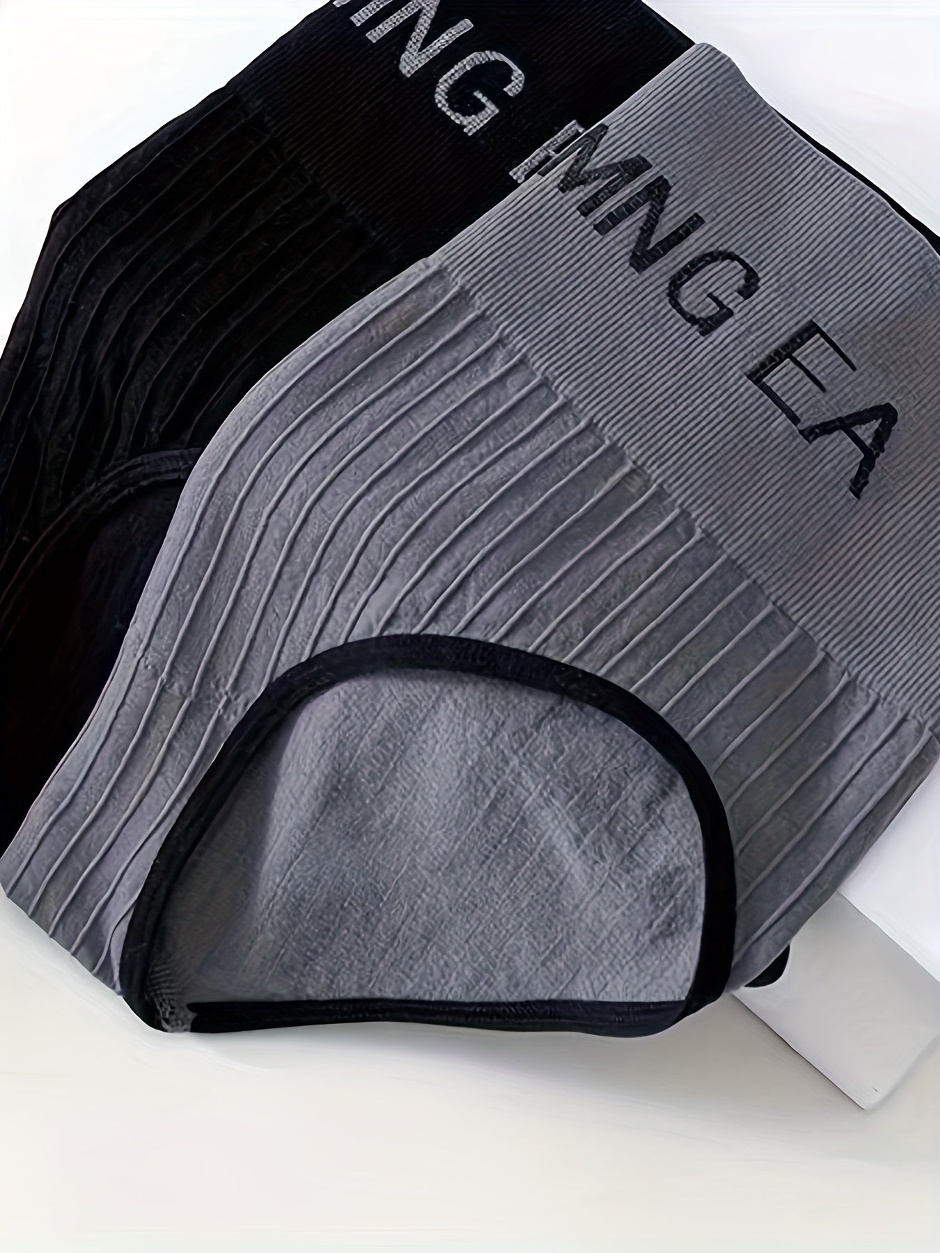 4pcs Letter Print Briefs Comfy & Stretchy Intimates Panties