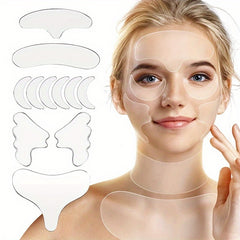 Silicone Wrinkle Diminishing Pad Face Forehead Neck Hand Care