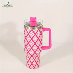 40 Oz Stainless Steel Spot Pattern Water Bottle for Outdoor Sports