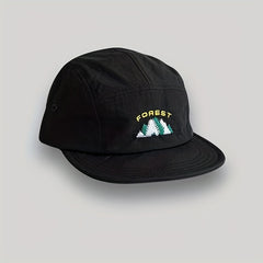 Mountain Embroidery Baseball Cap Vintage Solid Sunscreen Sports Adjustable Visor
