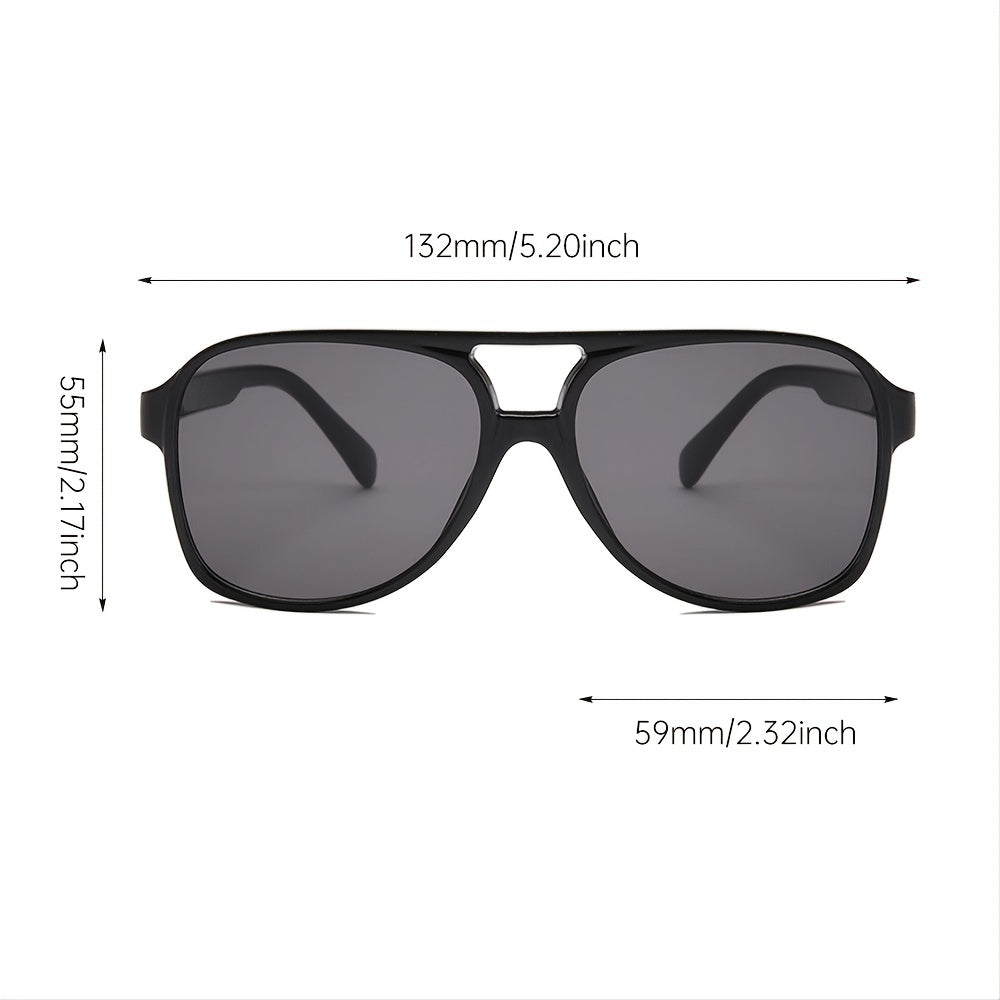 Vintage Aviator Sunglasses Unisex Large Frame 70s Sunglasses