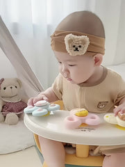 3 Packs Dessert Cartoon Animals Suction Cup Rotating Toys for Toddlers