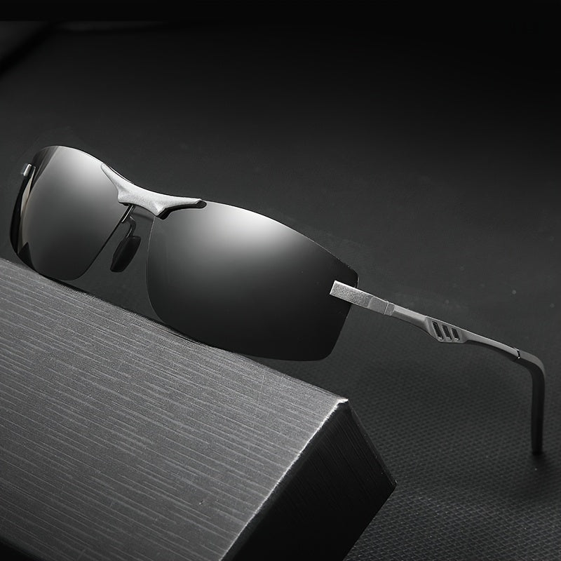 ANNBRU Men's Sport Sunglasses Aluminum Magnesium Alloy Glasses