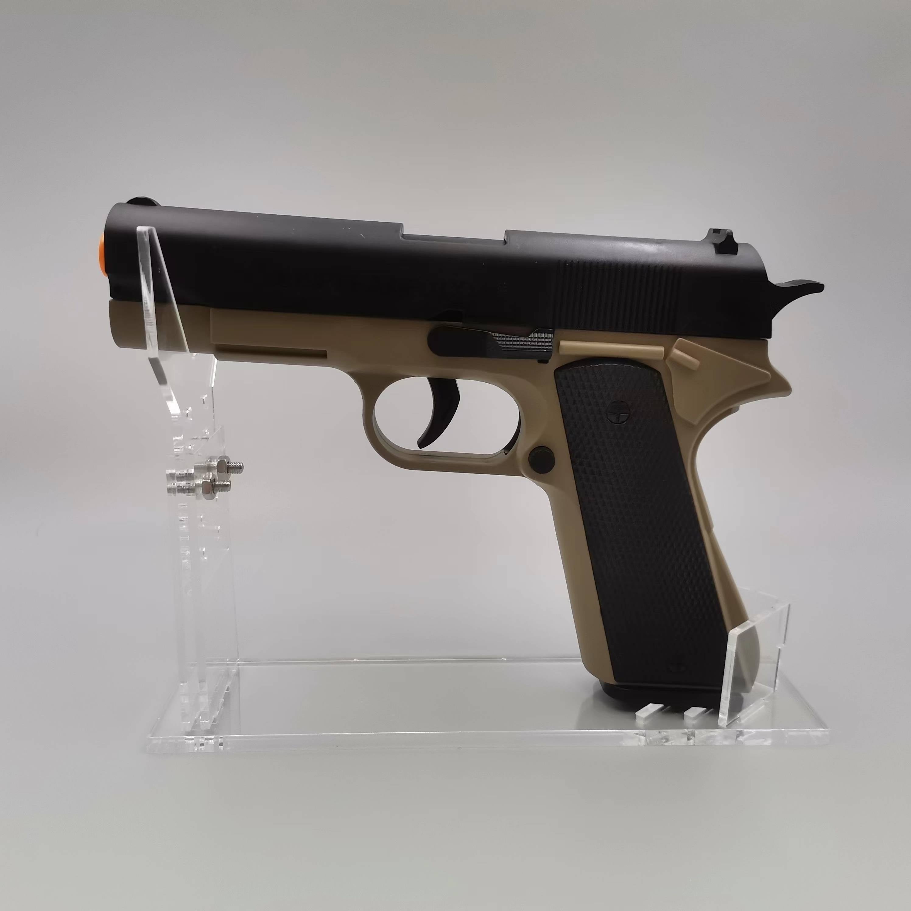 Acrylic Pistol Display Rack 19.5" 5 Height Adjustable Stand