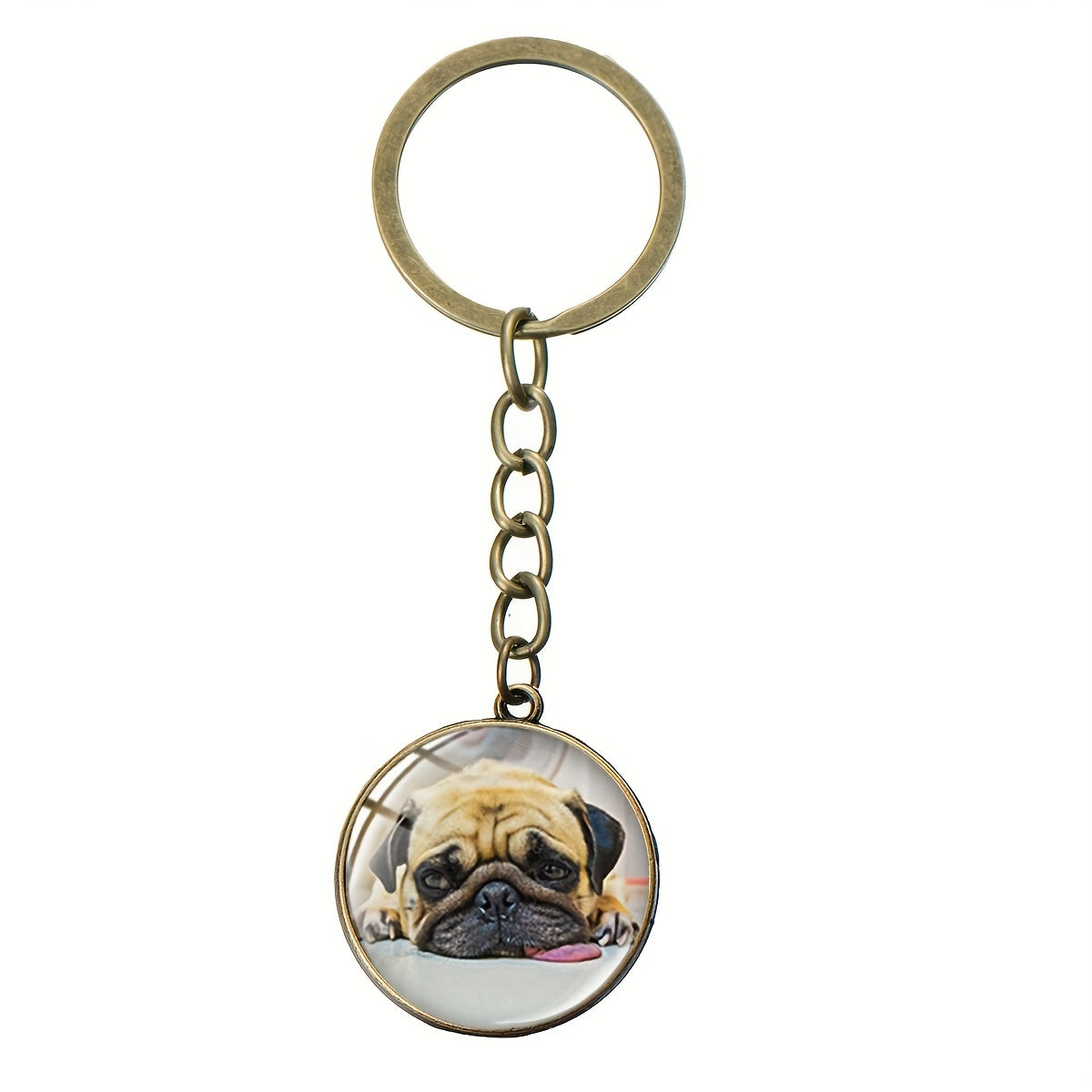 Puppy Keychain Car Key Holder Bag Charm Pendant