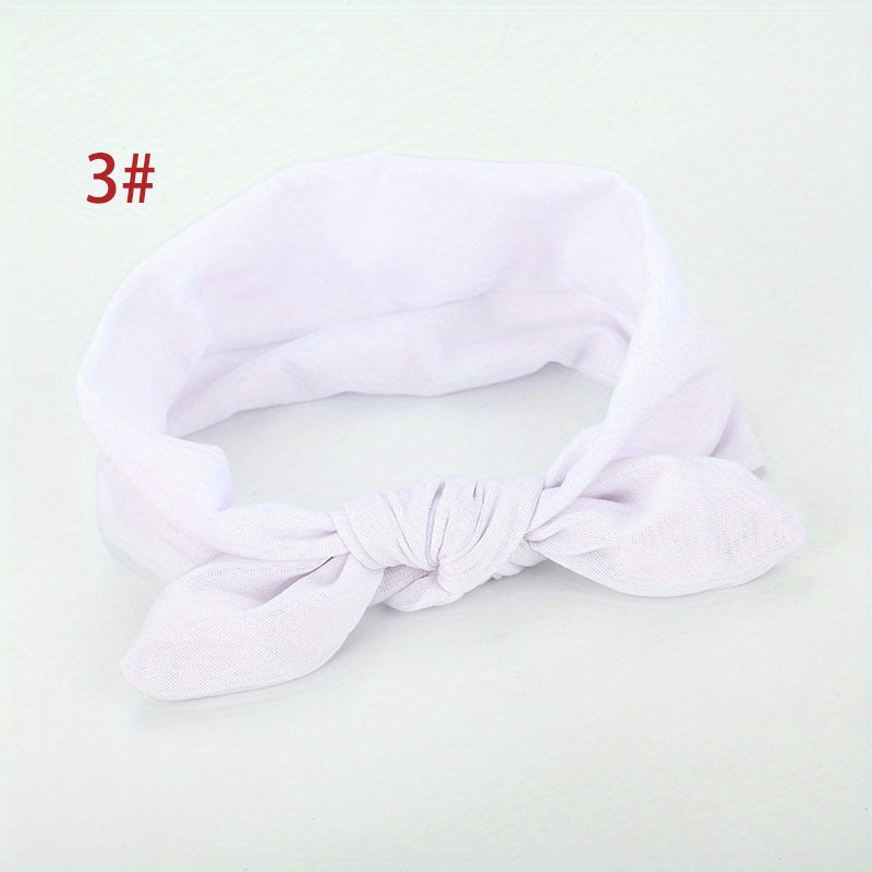 Solid Color Women's Headband Sports Yoga Fitness Sweatband Turban