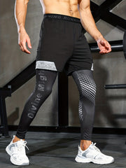 Men's Compression Pants and Shorts for Fitness Running