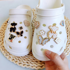 Shoe Decoration Set - DIY Shoe Decoration Kit with Bear Butterfly Chain