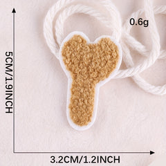 5pcs Embroidered Letter Badges Iron On Patches Sew On Embroidered Applique