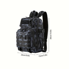Large Capacity Outdoor Fishing Backpack Multifunctional Storage Bag