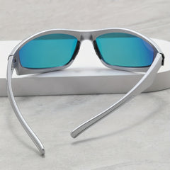 Retro Clout Mirror Lens Wrap Around Sport Sunglasses UV400