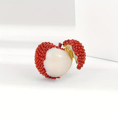 Lychee Brooch With Anti Slip Buckle Men's Pin