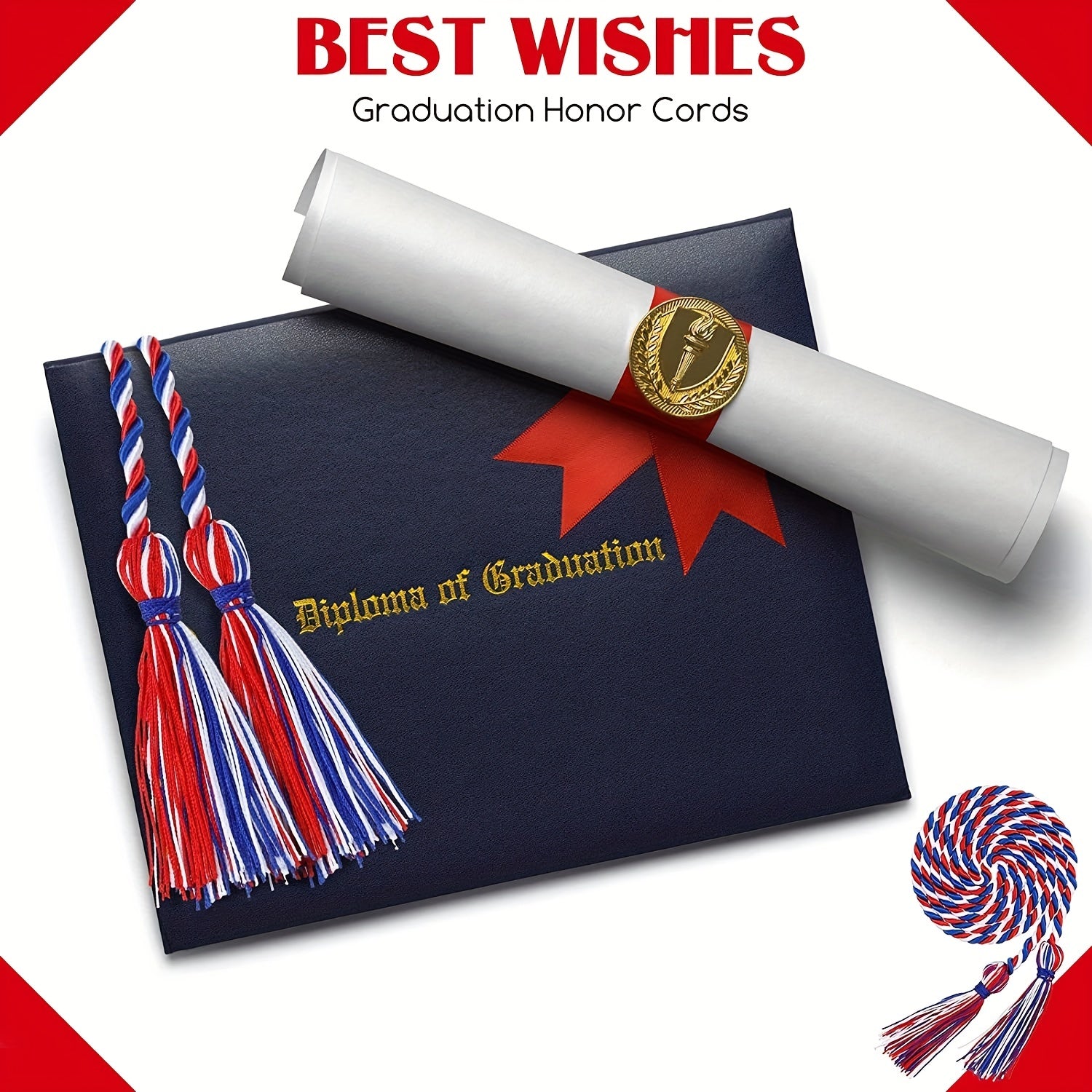 Honor Cord Graduation Tassel for Grad Days