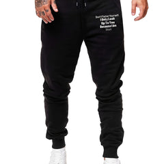 Versatile Drawstring Jogger Pants for Men