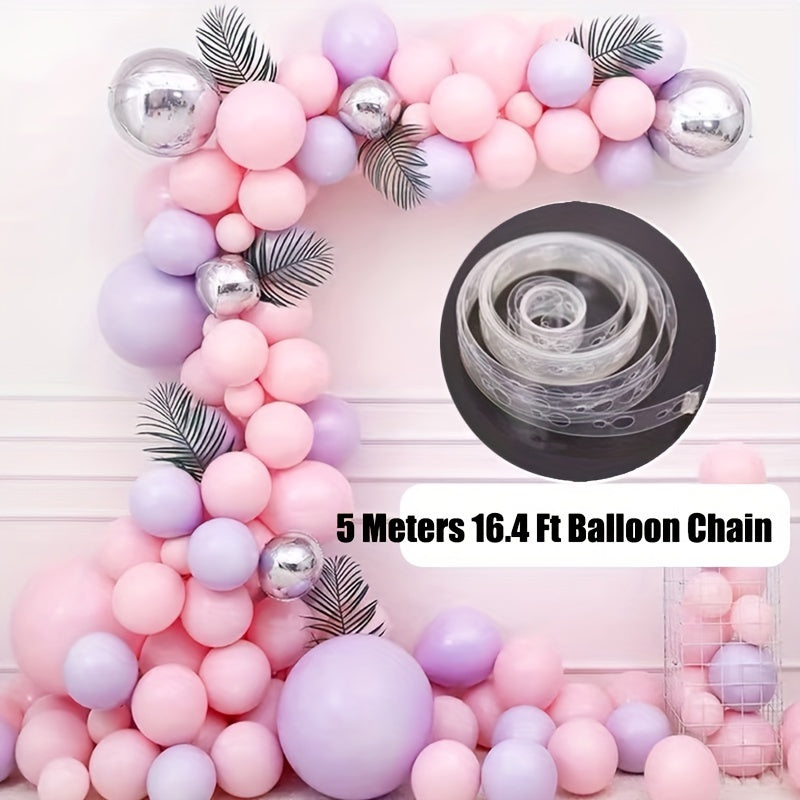 5m 16.4ft Balloon Chain Party Latex Balloon DIY Accessories
