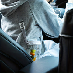 Outdoor Insulated Water Bottle with Strap Lanyard
