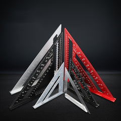 Aluminum Alloy Triangle Ruler Speed Square Measuring Tape for Construction Tools