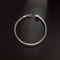 Men's Dragon Claw Buckle Silver Chain Bracelet Gift
