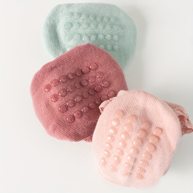 5 pairs Baby Girls Lace Ruffled Socks