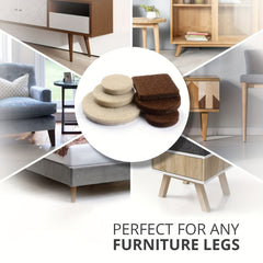 90pcs Furniture Mats Felt Mat Wood Floor Protector