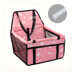 Pet Dog Booster Car Seat with Clip On Leash