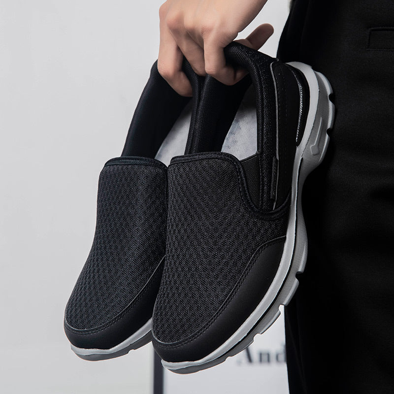 Men's Breathable Slip-On Loafer Shoes Lightweight Sneakers
