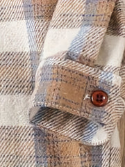 Boys Plaid Flannel Shirts Long Sleeve Button Down Tops Outwear Jacket