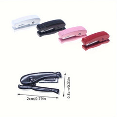 Metal Dollhouse Calculator & Stapler Set - DIY Scene Decor