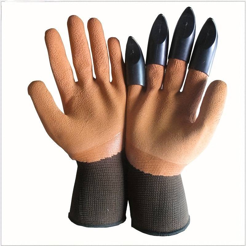 Waterproof Garden Gloves with Claws for Planting Weeding Seeding