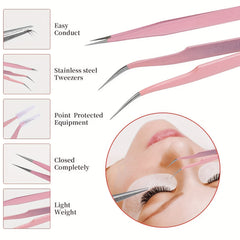 Professional Eyelash Extension Kit with Glue Shaker